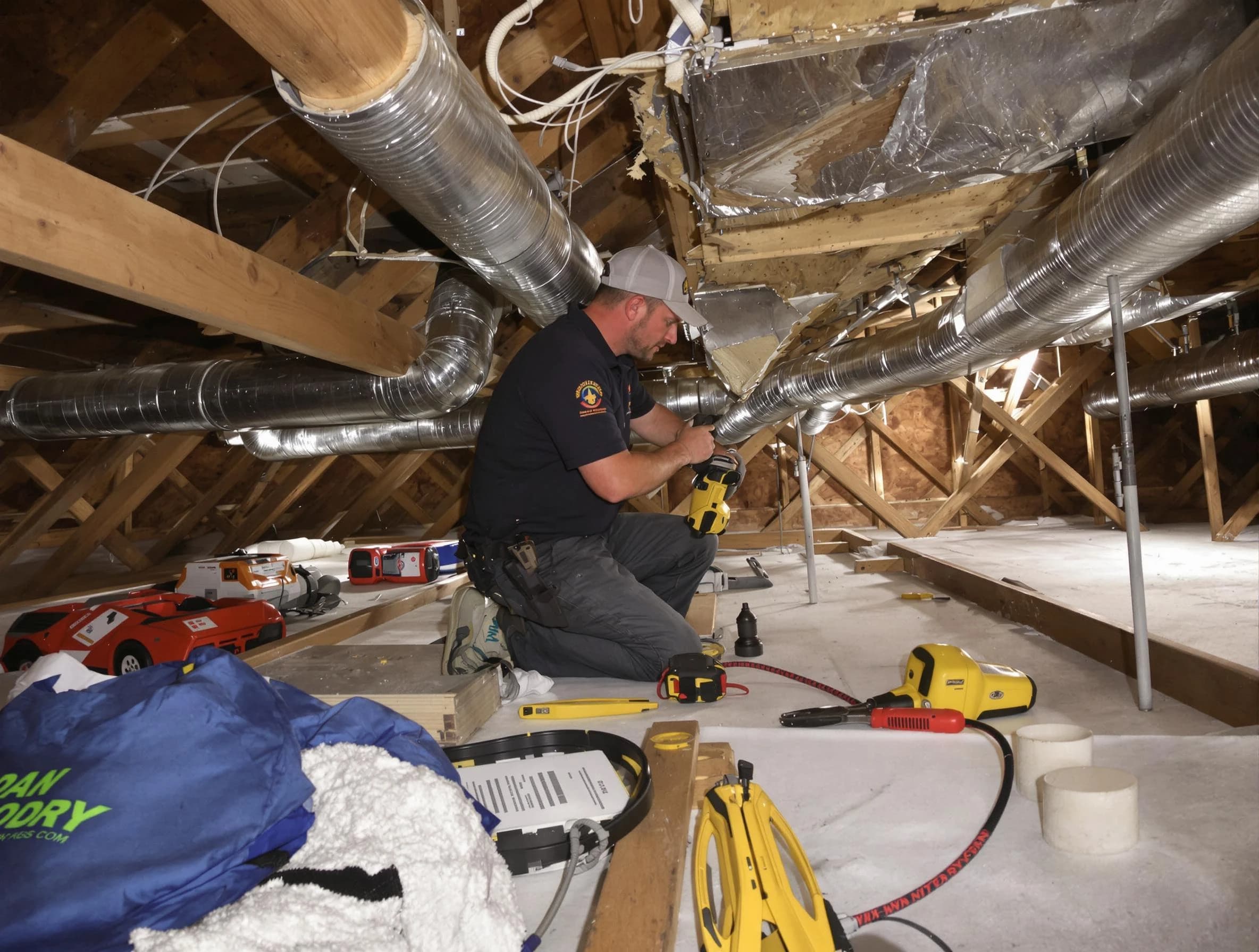 Professional air duct repair by Grayson Air Duct Cleaning in Grayson