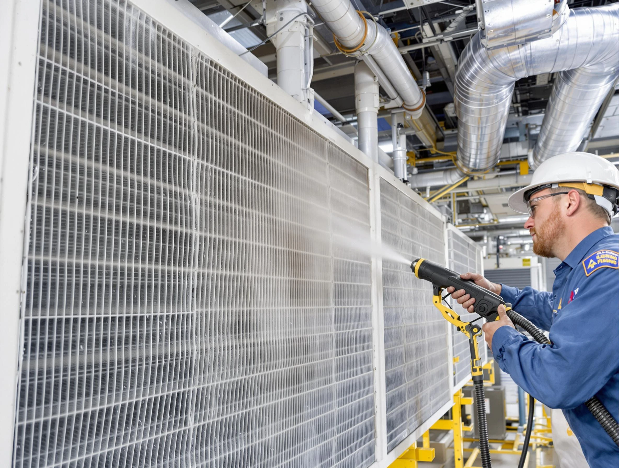 Professional commercial coil cleaning by Grayson Air Duct Cleaning in Grayson