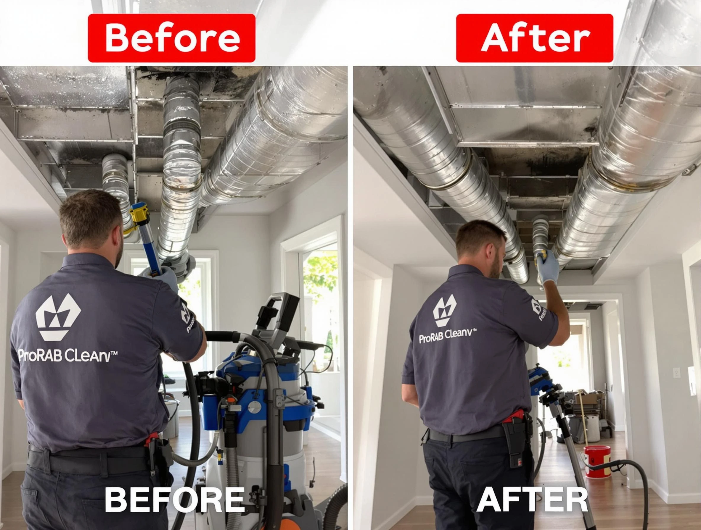 Grayson Air Duct Cleaning expert performing thorough residential duct cleaning in a Grayson home